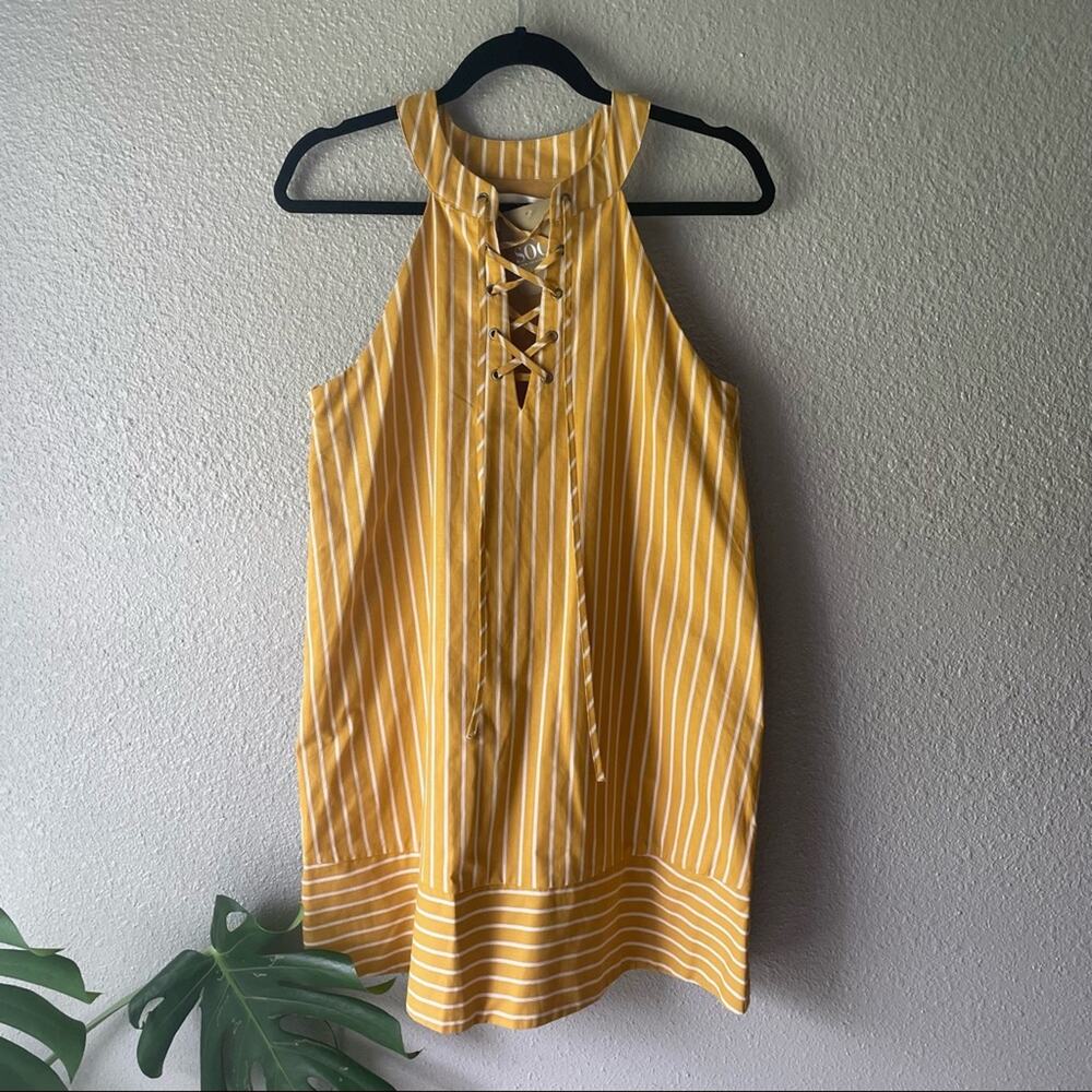 NWT J.O.A Halter Mini Dress